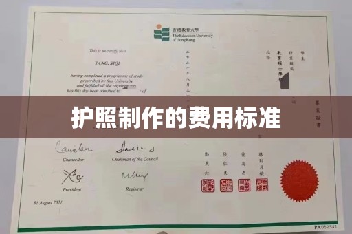 岚山护照制作的费用标准